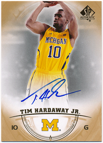 Tim Hardaway Jr. NBA 2013-14 Upper Deck SP Authentic RC Rookie Signature Auto