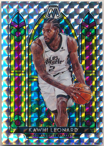 Kawhi Leonard NBA 2019-20 Panini Mosaic Stained Glass