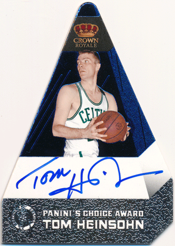 故 Tom Heinsohn NBA 2011-12 Panini Preferred Panini's Choice Award Signature Auto 34/35