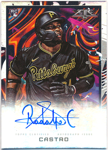 Rodolfo Castro MLB 2022 Topps Fire RC Rookie Signature Auto