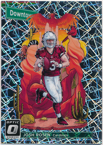Josh Rosen NFL 2018 Panini Donruss Optic RC Rookie Prizm Downtown