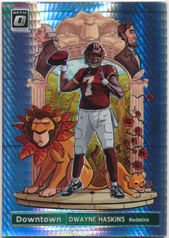 Dwayne Haskins NFL 2018 Panini Donruss Optic RC Rookie Prizm Downtown