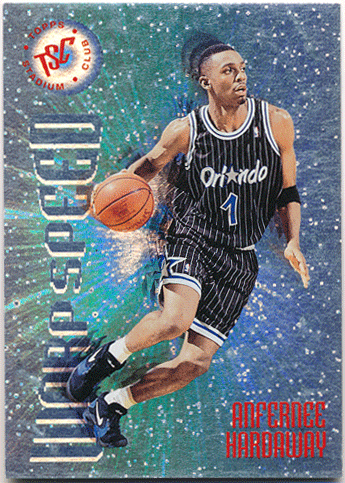 Anfernee Hardaway NBA 1995-96 Topps Stadium Club Warp Speed