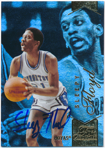 Sleepy Floyd NBA 2014-15 Upper Deck SP Authentic Flair Showcase Signature Auto