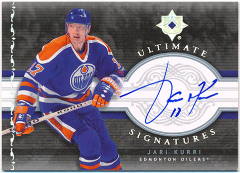 Jari Kurri NHL 2006-07 Upper Deck Ultimate Collection Signature Auto
