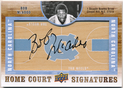 Bob McAdoo NBA 2011-12 Upper Deck SP Authentic Home Court Signature Auto