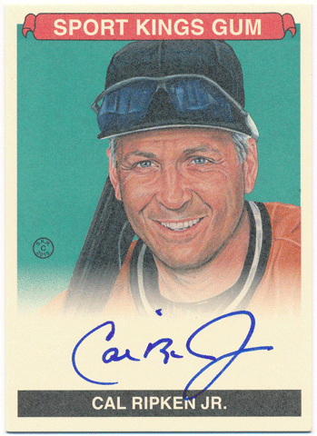Cal Ripken Jr. MLB 2015 Leaf Sport Kings Green Signature Auto /20 or less