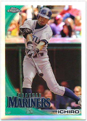 Ichiro MLB 2010 Topps Chrome Refractor イチロー