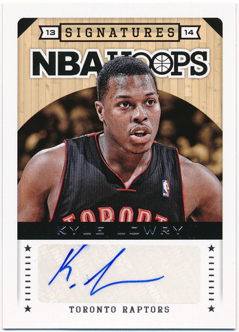 Kyle Lowry NBA 2013-14 Panini Hoops Signatures Auto