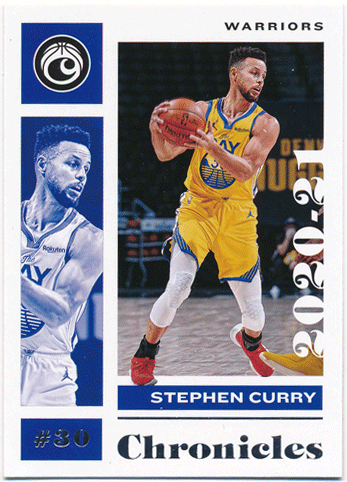Stephen Curry NBA 2020-21 Panini Chronicles Base Card #50