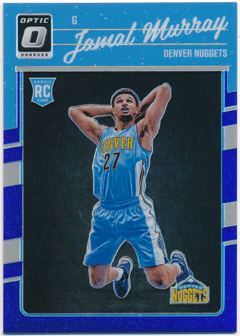 Jamal Murray NBA 2016-17 Panini Donruss Optic RC Rookie Blue Prizm 18/49