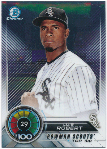Luis Robert MLB 2018 Bowman Chrome Bowman Scouts' Top 100