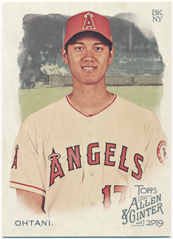 大谷翔平 MLB 2019 Topps Allen & Ginter #5 Base Card Shohei Ohtani