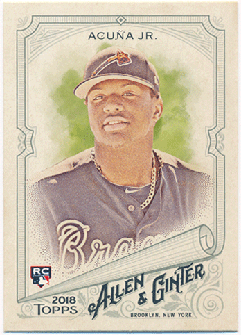 Ronald Acuna Jr. MLB 2018 Topps Allen & Ginter RC #207 Rookie Card
