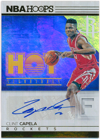 Clint Capela NBA 2016-17 Panini Hoops Hot Signatures Auto