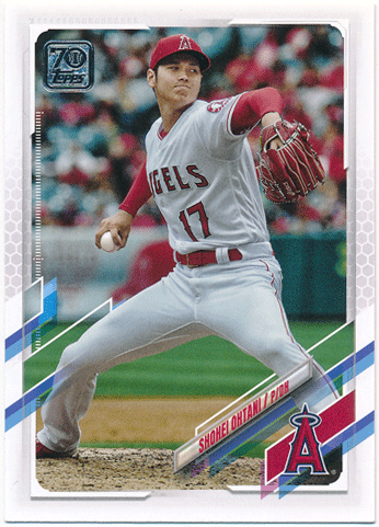 大谷翔平 MLB 2021 Topps Series 1 Base Card #150 Shohei Ohtani