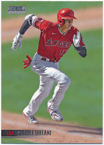 大谷翔平 MLB 2021 Topps Stadium Club #37 Base Card Shohei Ohtani
