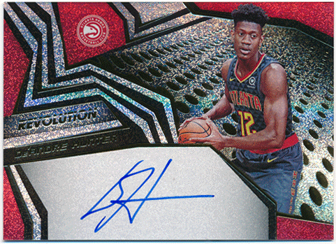 De'Andre Hunter NBA 2019-20 Panini Revolution RC Rookie Signature Auto