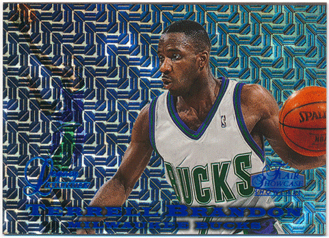 Terrell Brandon NBA 1997-98 Flair Showcase Row 0 Legacy Collection 060/100