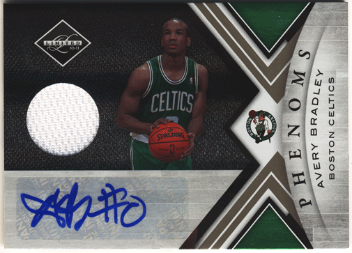 Avery Bradley 10-11 Panini Limited RC Jersey Auto 212/249