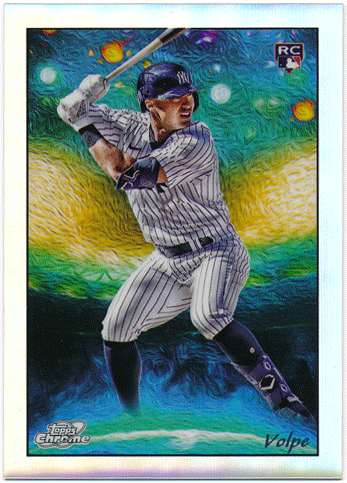 Anthony Volpe MLB 2023 Topps Cosmic Chrome RC Rookie Stars in the Night Refractor