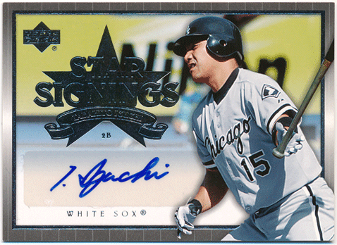 井口資仁 MLB 2007 Upper Deck UD Star Signings Signature Auto Tadahito Iguchi