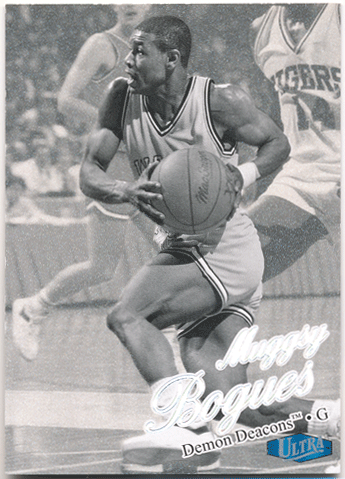 Muggsy Bogues NBA 2012-13 Fleer Retro Ultra Platinum Medallion 037/100