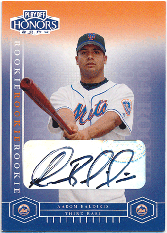 アーロム・バルディリス 2004 Playoff Honors RC Rookie Signature Auto 0108/1000 ルーキー直筆サインカード Aaron Baldiris 元阪神・オリックス・ベイスターズ