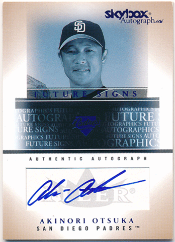 大塚晶則 MLB 2005 Skybox Autographics Future Signs Auto Akinori Otsuka