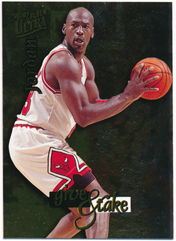 Michael Jordan NBA 1996-97 Fleer Ultra Give & Take マイケル・ジョーダン