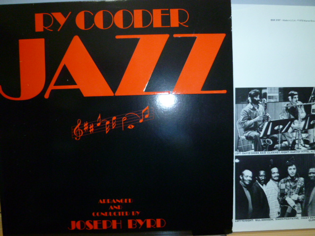RY COODER　ライ・クーダー / Jazz