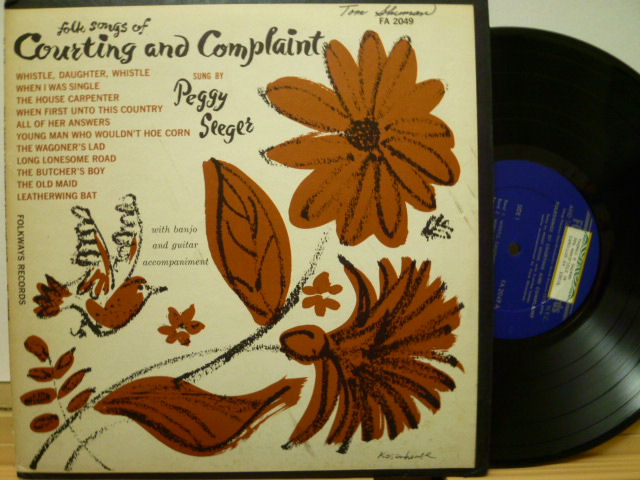 PEGGY SEEGER　ペギー・シーガー / Folk Songs of Courting & Complaint