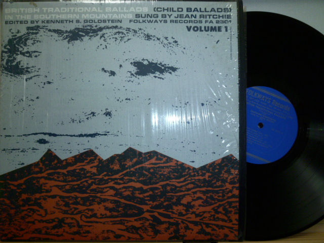 JEAN RITCHIE　ジーン・リッチー / British Traditional Ballads (Child Ballads) In The Southern Mountains Vol.1