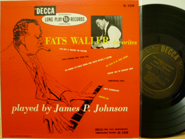 JAMES P. JOHNSON　ジェームス・P・ジョンソン / Fats Waller Favorites