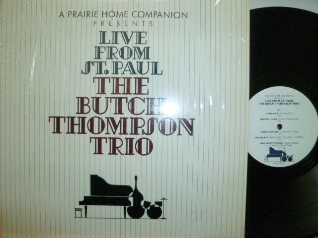 THE BUTCH THOMPSON TRIO　ブッチ・トンプソン / Live From St. Paul