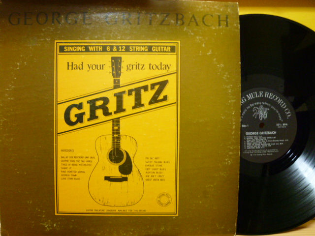 GEORGE GRITZBACH　ジョージ・グリッツバック / Had Your Gritz Today