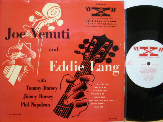 JOE VENUTI AND EDDIE LANG　ジョー・ヴェヌティ＆エディ・ラング / Joe Venuti And Eddie Lang