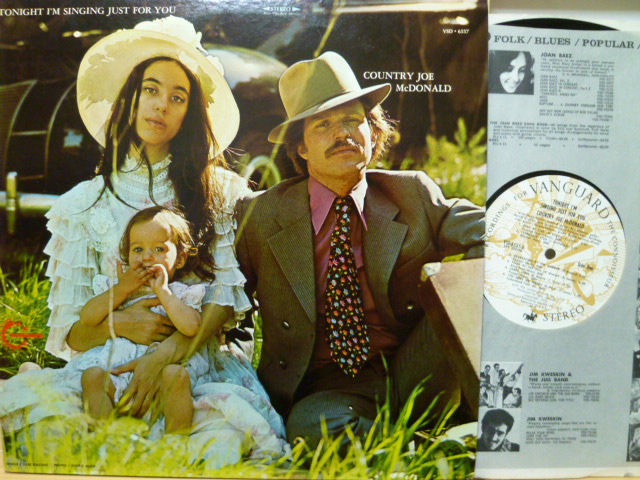 COUNTRY JOE McDONALD　カントリー・ジョー・マクドナルド / Tonight I'm Singing Just For You