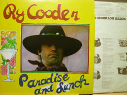 RY COODER　ライ・クーダー / Paradise And Lunch