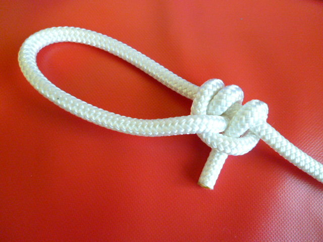 ポリエステル16打ちロープ　直径１０ｍｍ（切り売り品）　白色　メートル単位　最大２００ｍまで