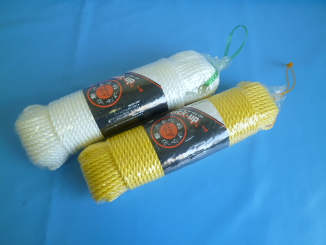 PP（ポリプロピレン）フィルムロープ　直径６ｍｍ（50メートル巻き）　