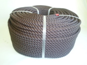 ポリエチレンロープ　ブラウン色　直径１０ｍｍ（２００メートル巻き）