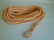 トラックロープ、カーロープ両端サツマ加工