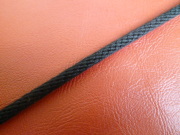 クレモナ金剛打ちロープ　黒色(原着糸）　直径3ｍｍ（切り売り品）メートル単位最大２００メートル