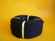 クレモナロープ　黒色　直径４ｍｍ（１００メートル巻）