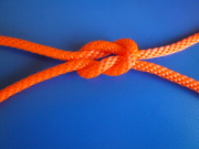 蛍光オレンジ　ＰＰマルチ１２打ちコードロープ　直径６ｍｍ（切り売り品）最大９９ｍまで　