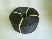 ポリエチレンロープ　黒色　直径９ｍｍ（２００メートル巻き）