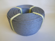 ポリエチレンロープ　シルバーグレー色　直径４ｍｍ（２００メートル巻き）