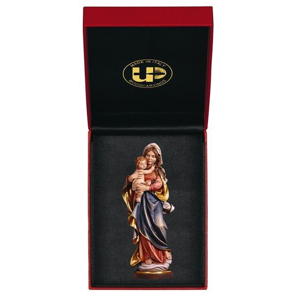 ULPE WOOD ART　イタリア　木彫  アルプスの聖母　１０センチ　ケース付き　OUR LADY OF THE ALPS + CASE　UP030000E10