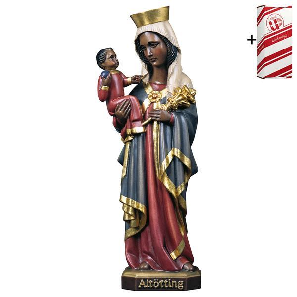 ULPE WOOD ART　イタリア　木彫　ドイツアルトッティンの聖母子　１８センチ　OUR LADY OF ALTOTING ORIGINAL + GIFT BOX UP076500B18